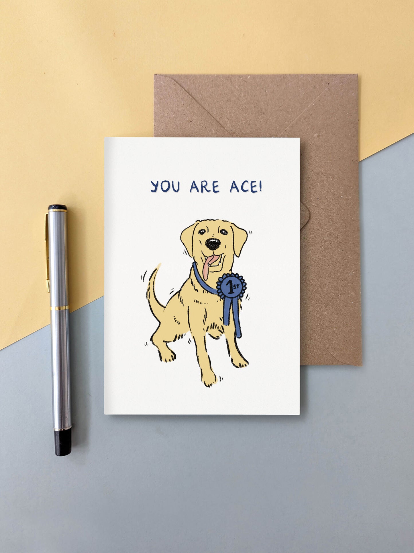 You Are Ace (yellow Labrador) – dog greeting card