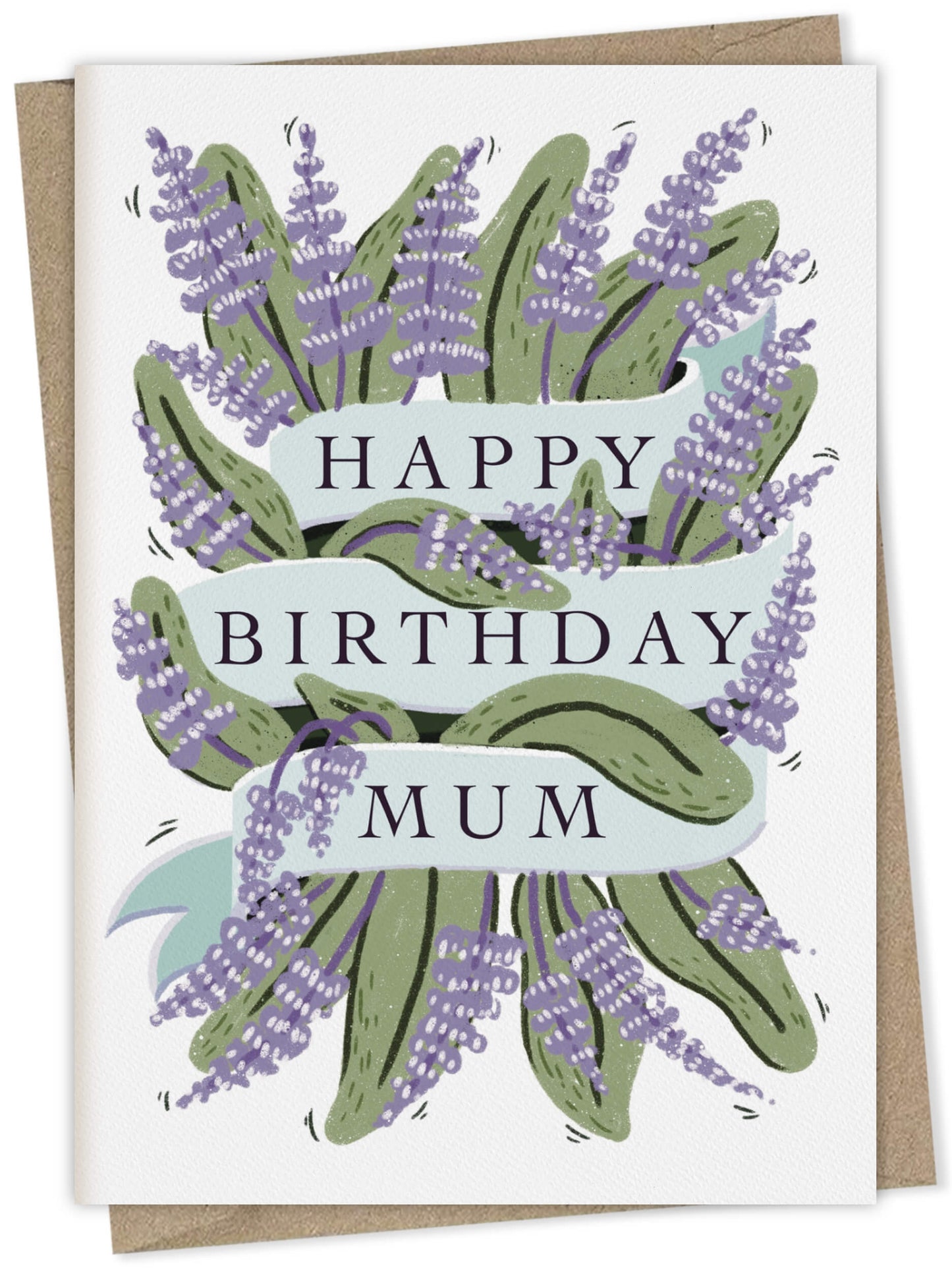 Happy Birthday Mum – floral greeting card