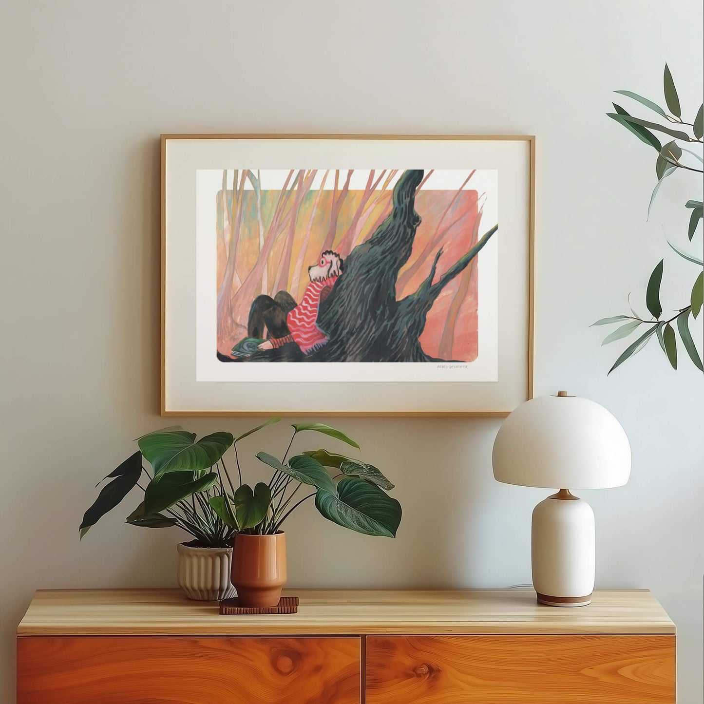 In the Woods – art print