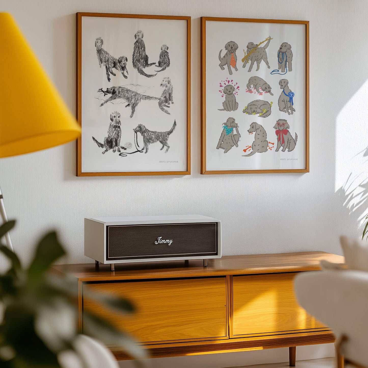 Dogs Doing Things I – art print