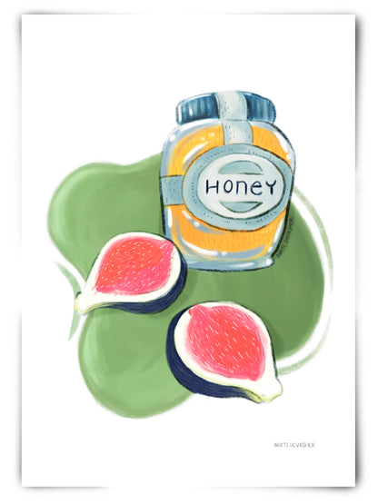 Kitchen Gallery : Fig & Honey – (end of line) art print