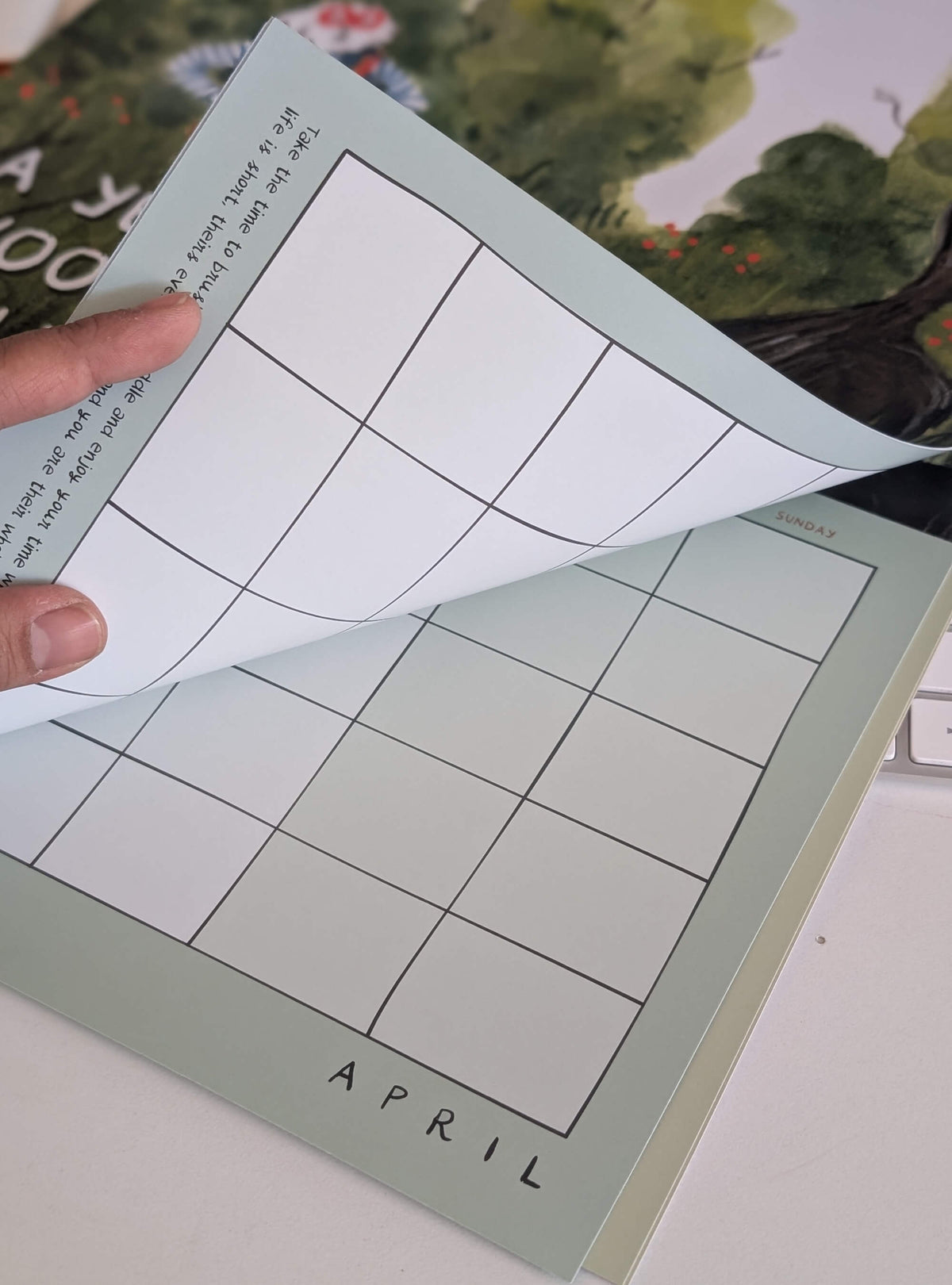 A Year of Woodland Walkies – large A3 calendar