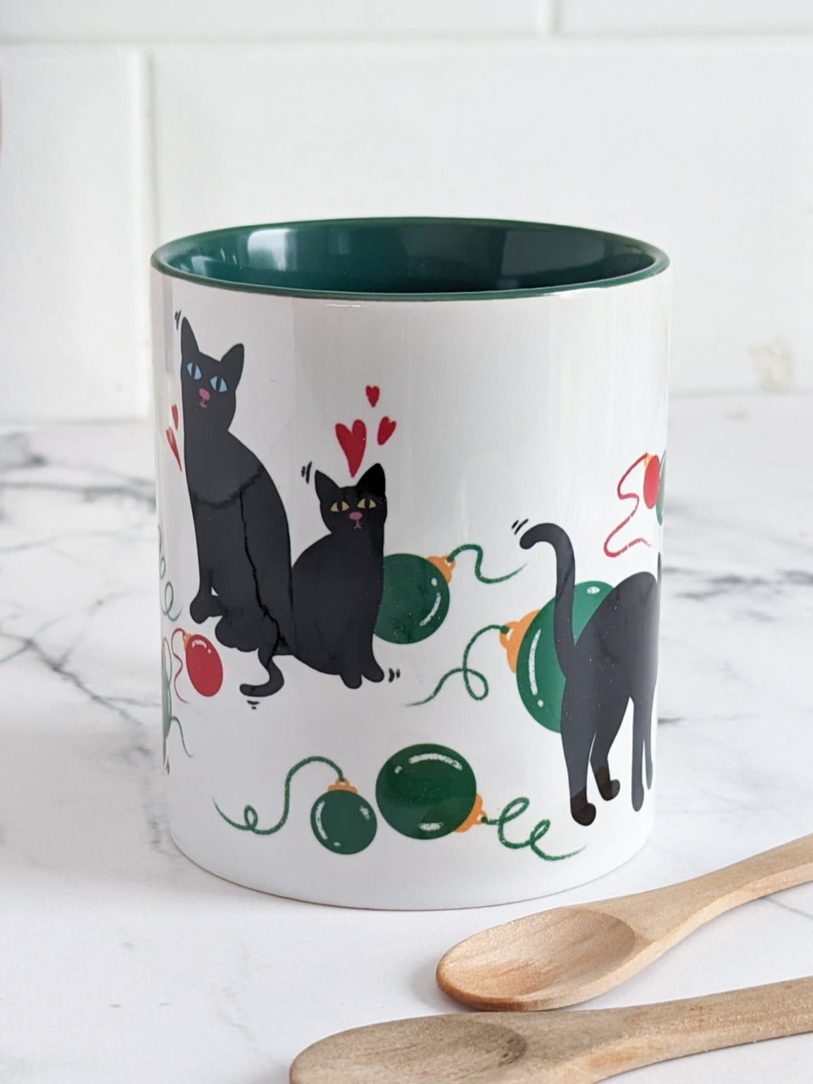 Festive Felines – limited edition ceramic Christmas mug