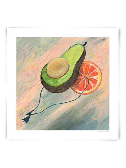 Avo Citrus Escape – (end of line) art print