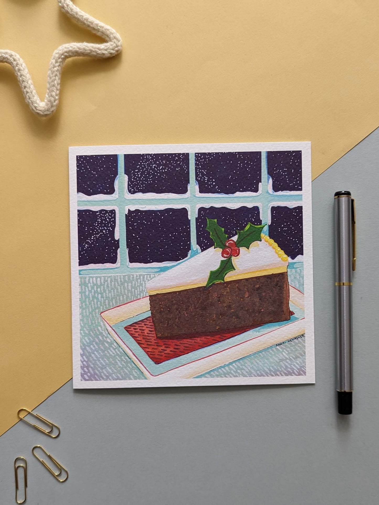 Christmas Cake – greeting card