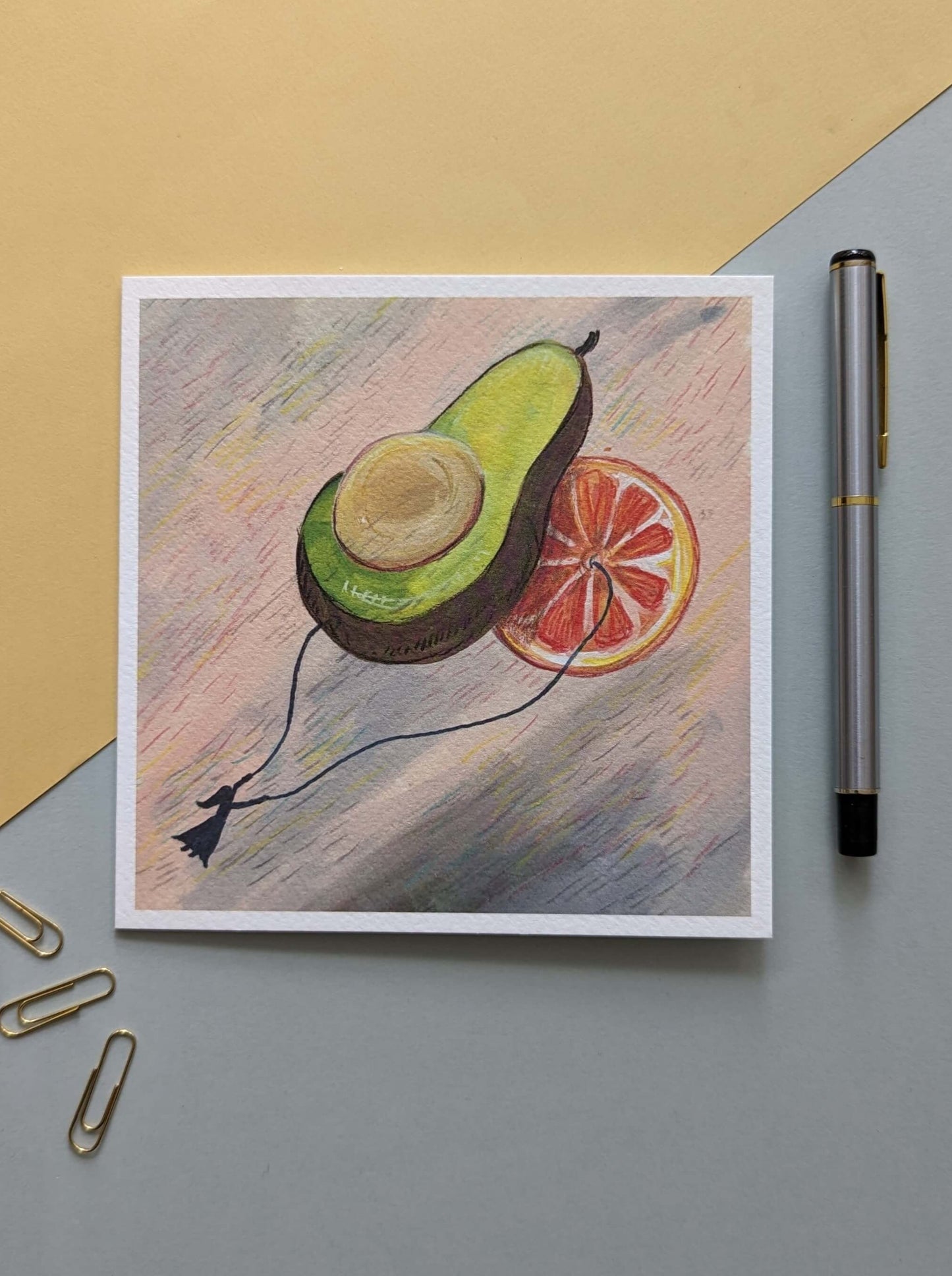 Balloon: Avo Citrus Escape – (end of line) greeting card
