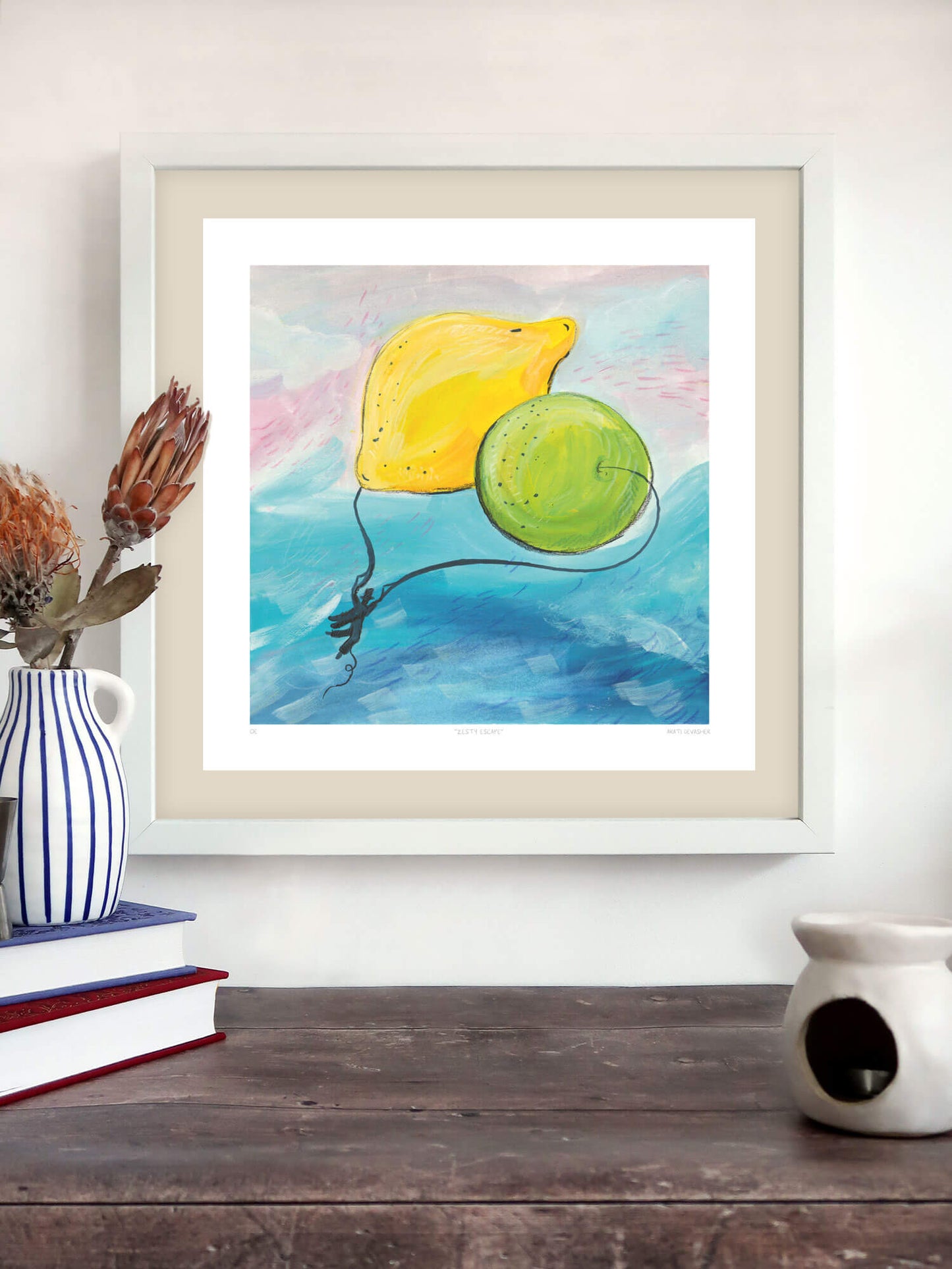 Zesty Escape – (end of line) art print