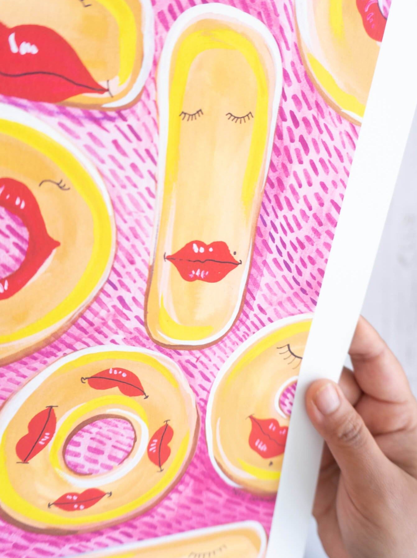 Doughnut Lips / Doughnut Kisses – (end of line) art print