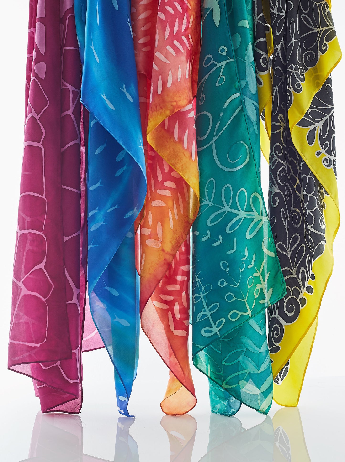 Silk Scarves – Hand Painted (End of Line)