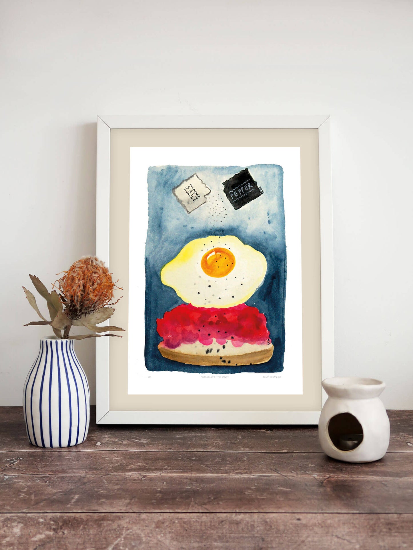 Breakfast for One – (end of line) art print