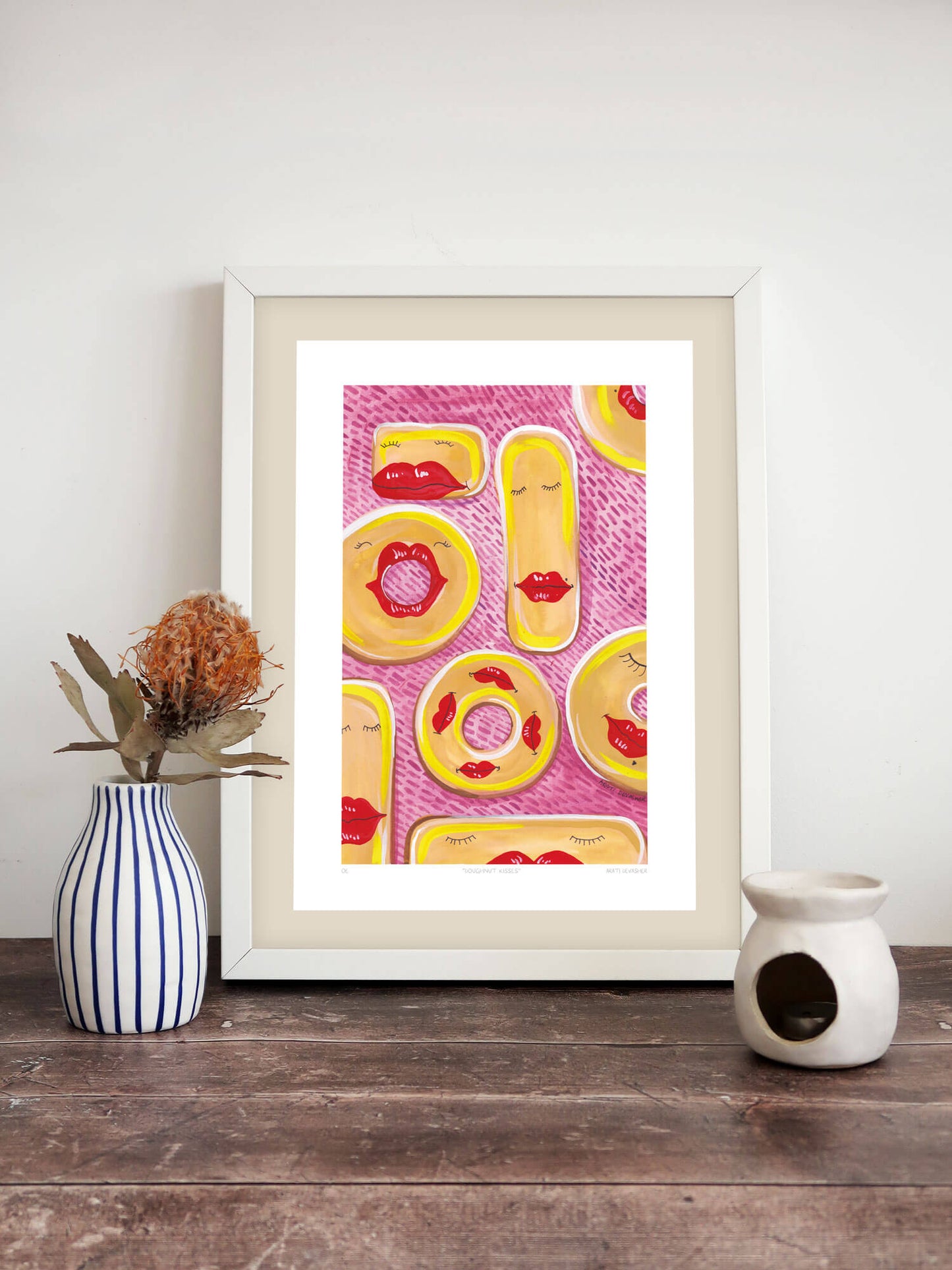 Doughnut Lips / Doughnut Kisses – (end of line) art print