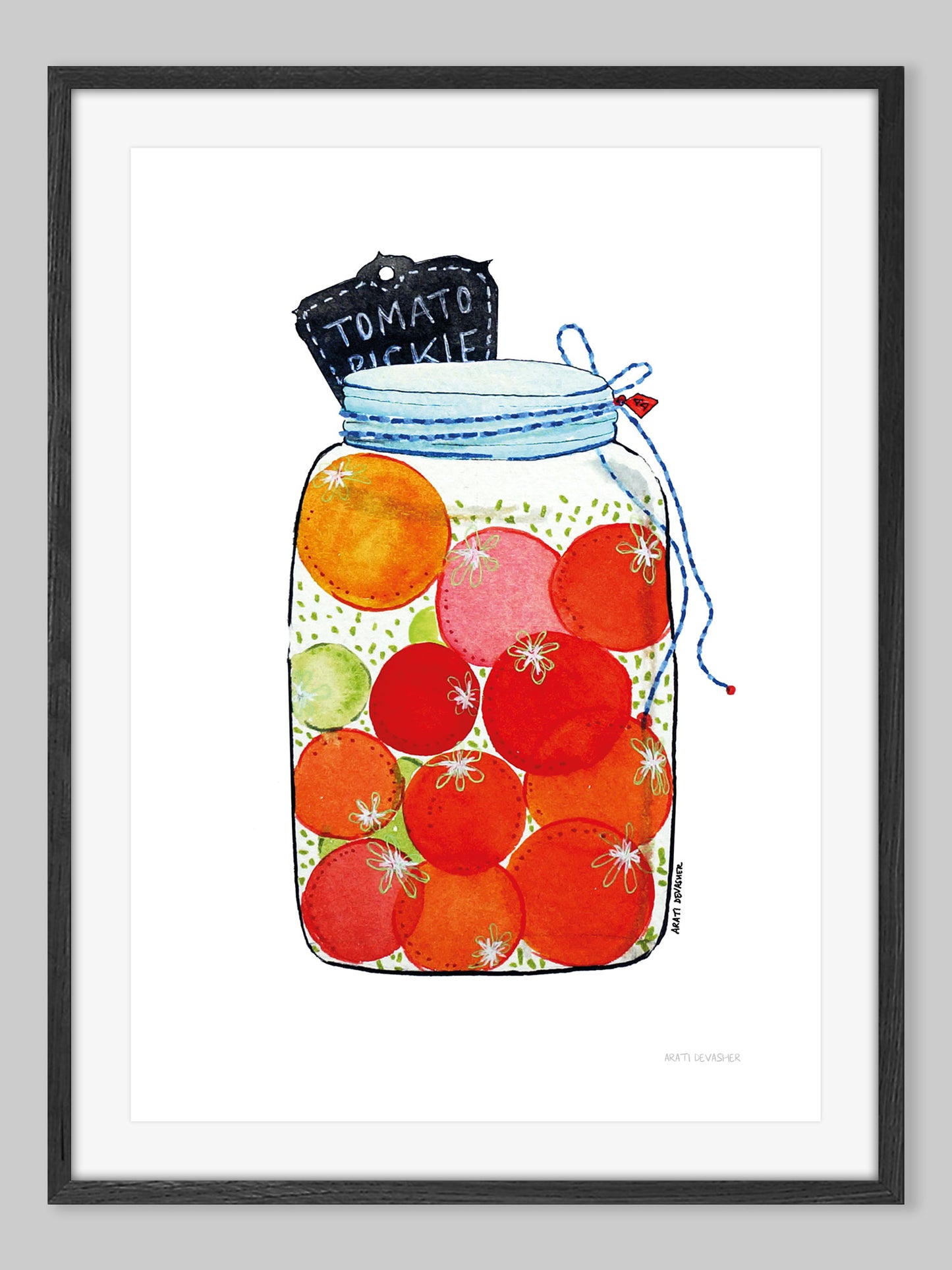 A Pair of Pickle Jars – set of 2 art prints