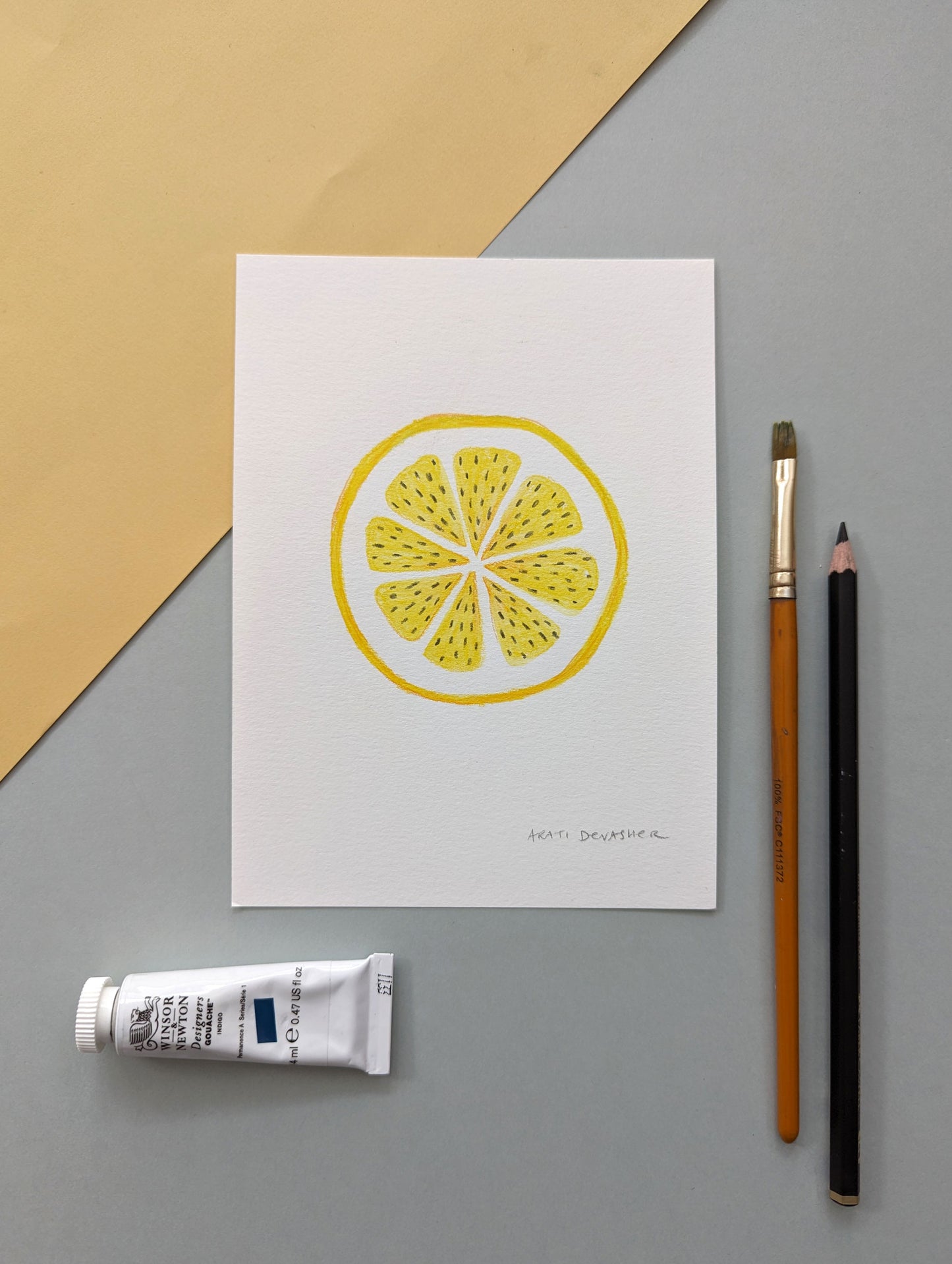 Enthu Foodie – gouache paintings
