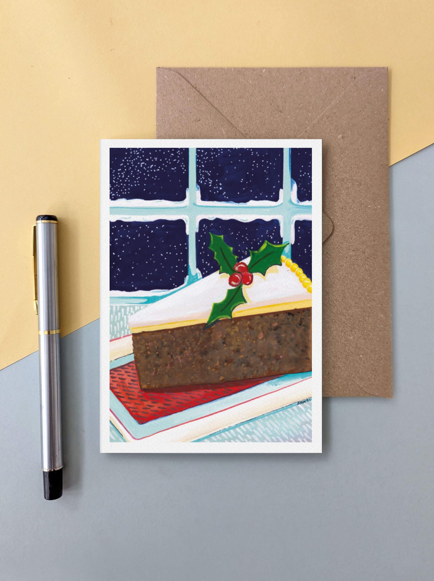 Christmas Cake – greeting card