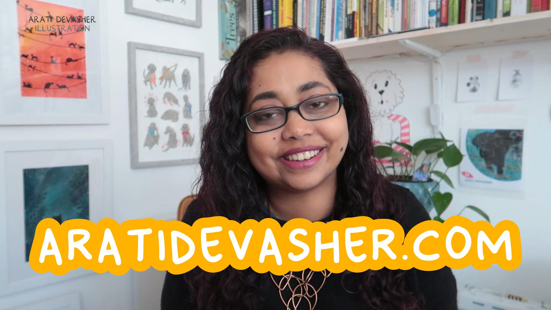 Load video: About Arati Devasher Illustration