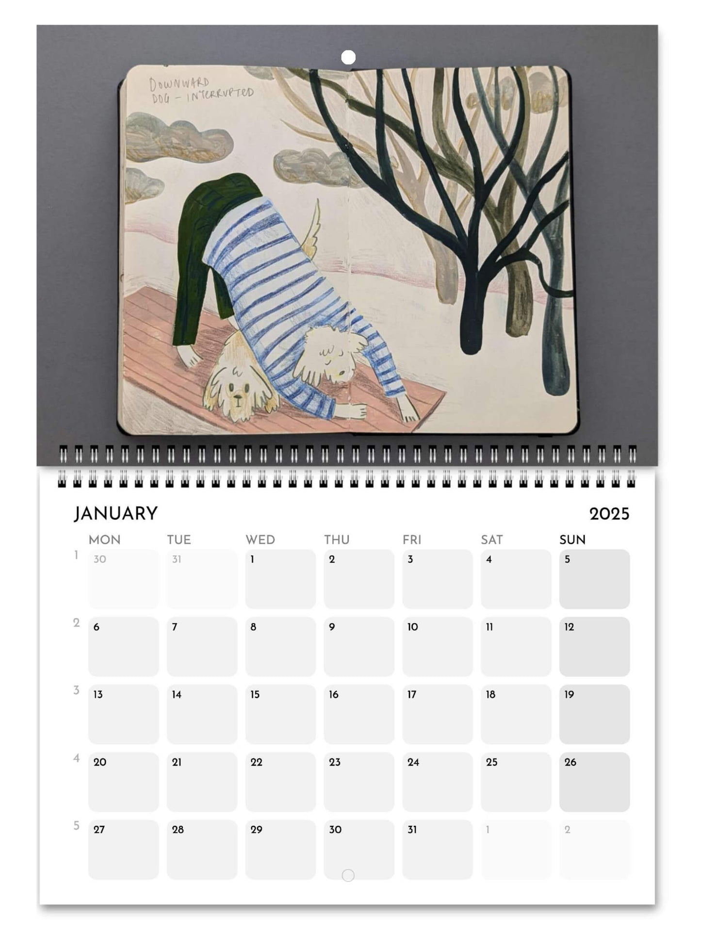 2025 Sketchbook Calendar