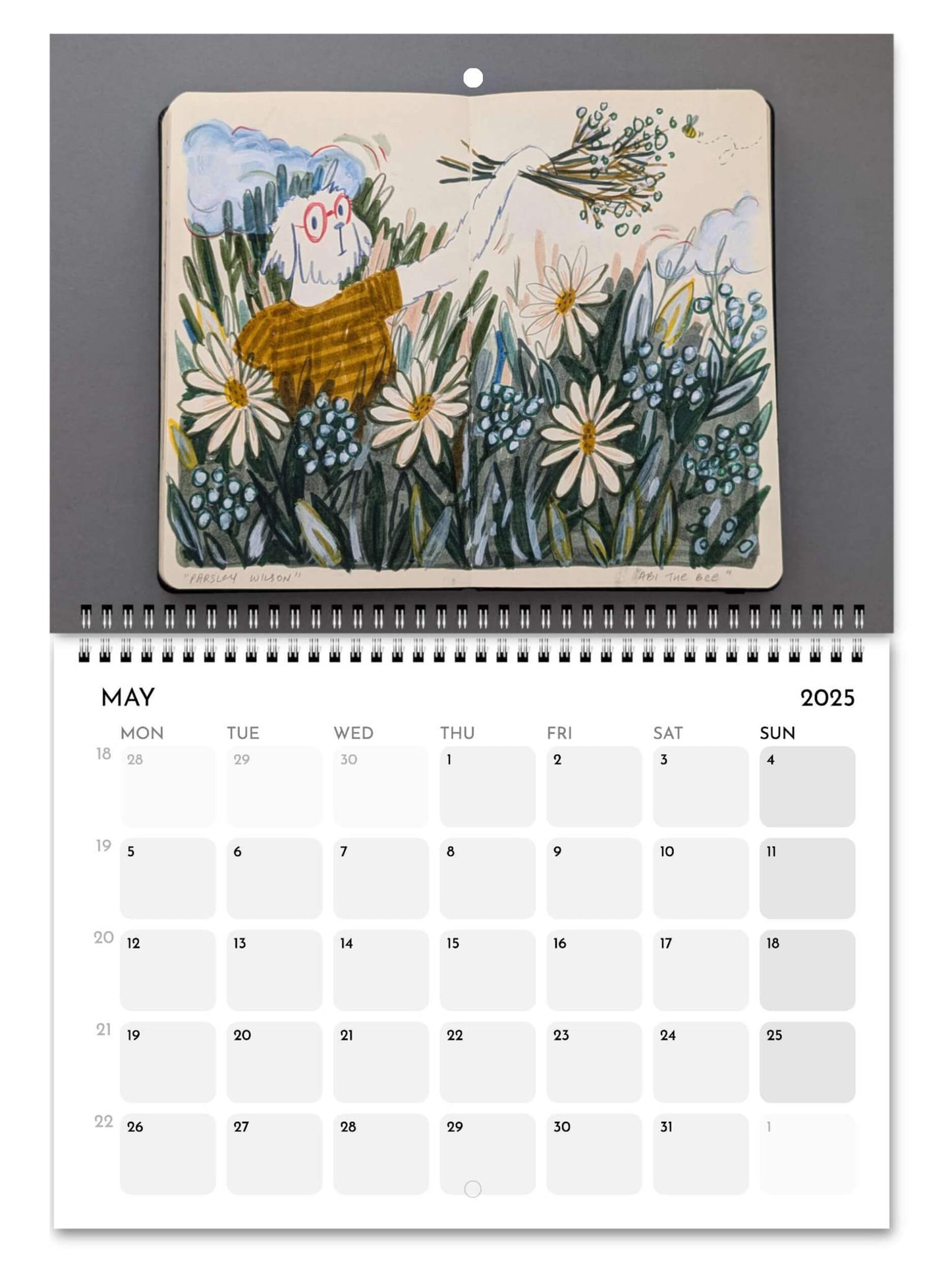 2025 Sketchbook Calendar
