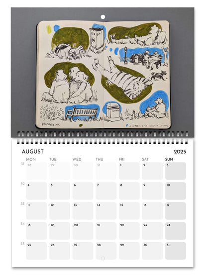 2025 Sketchbook Calendar