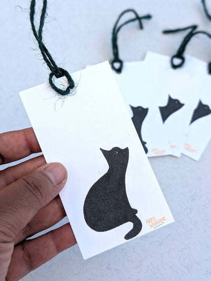 Black Cats gift tag pack