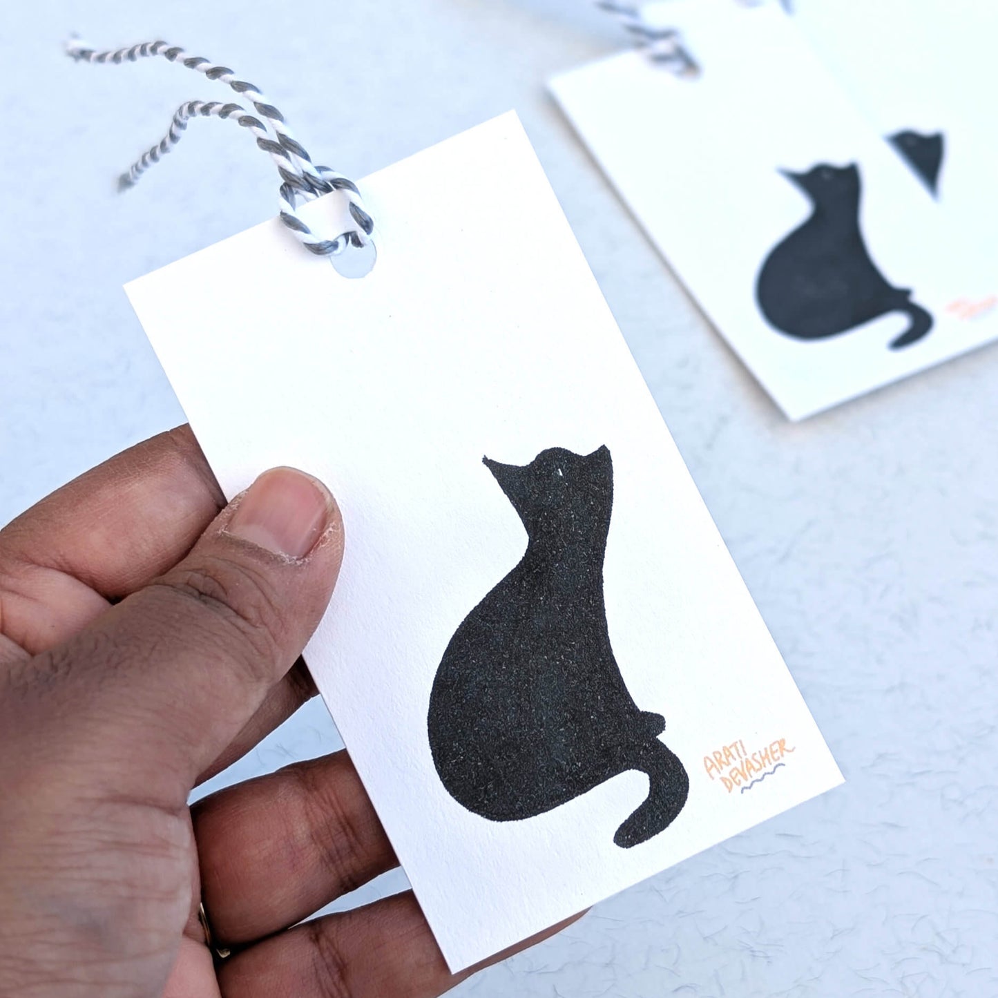 Black Cats gift tag pack