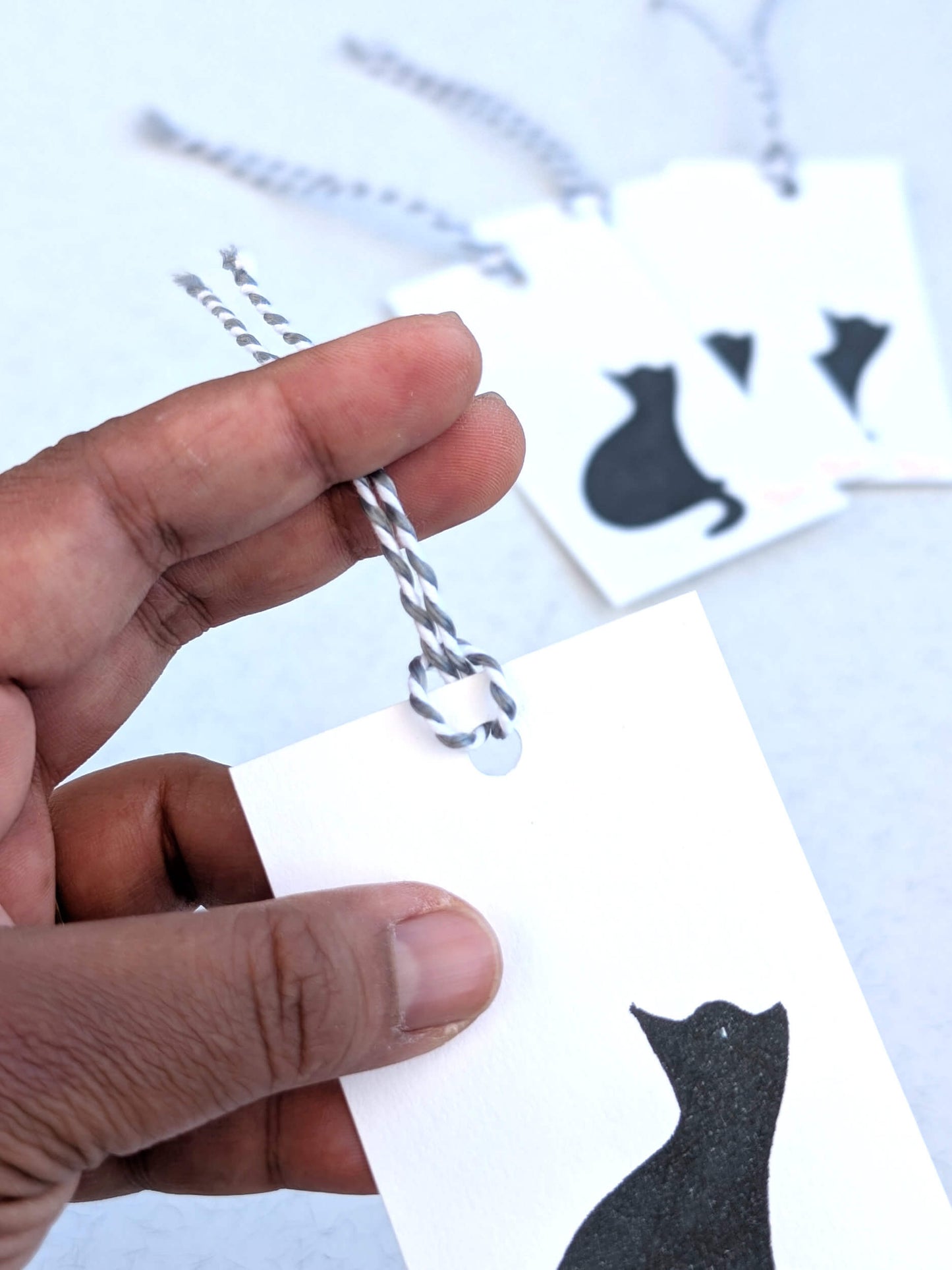 Black Cats gift tag pack
