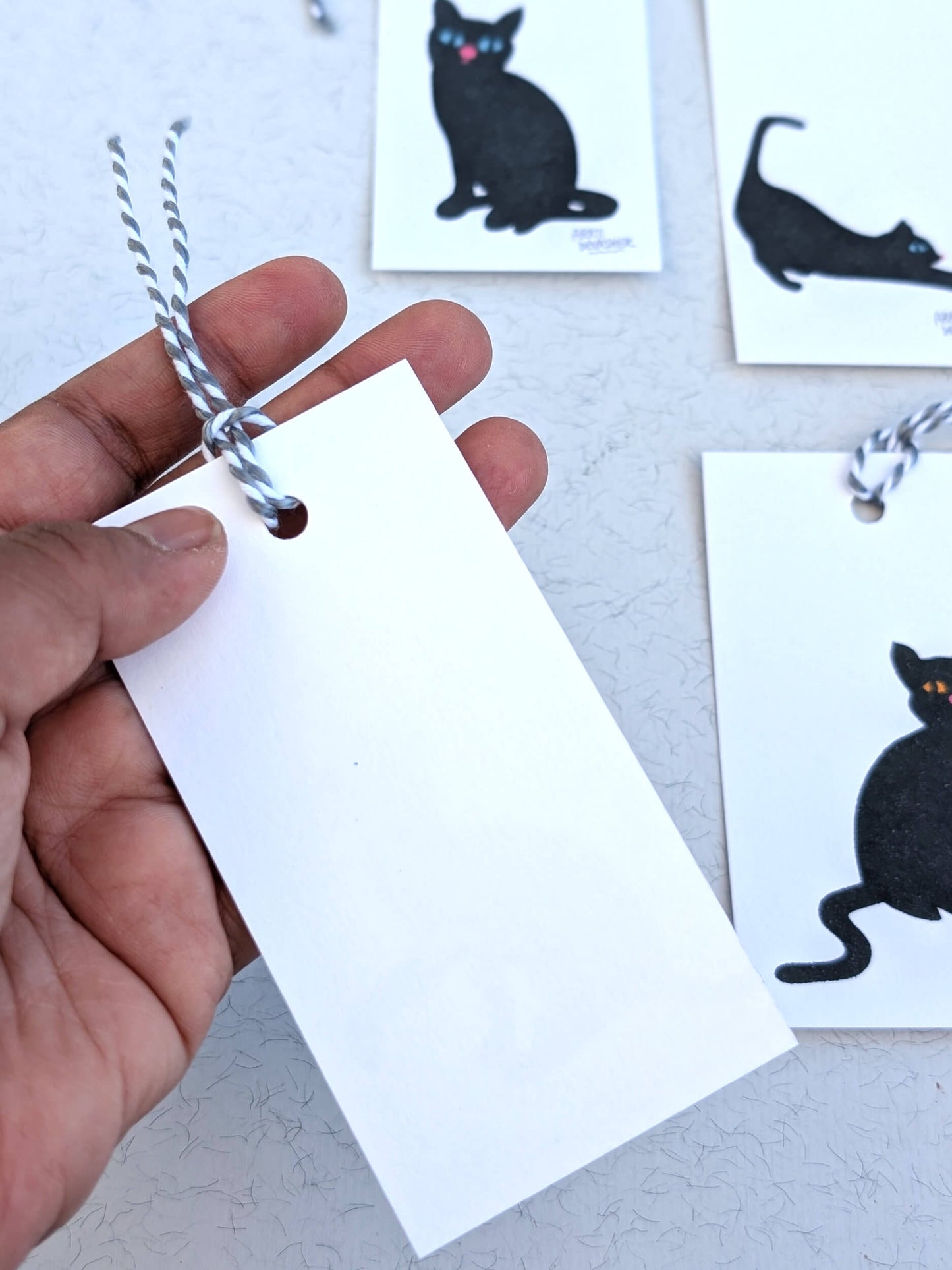 Black Cats gift tag set