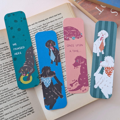 Fluffy Dogs bookmarks – set of 4