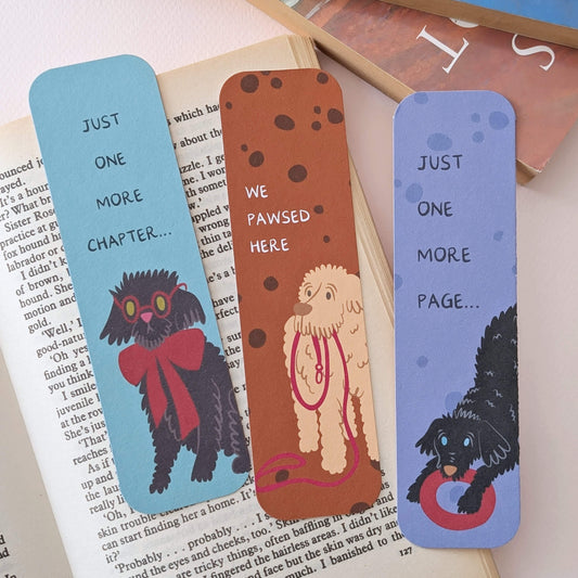 Chatty Dogs bookmarks – set of 3