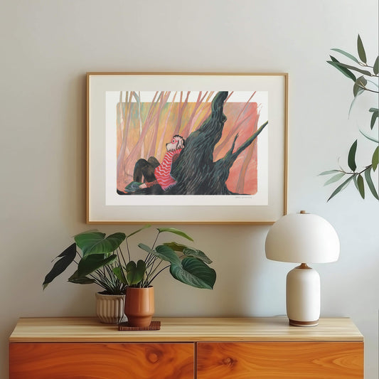 In the Woods – art print