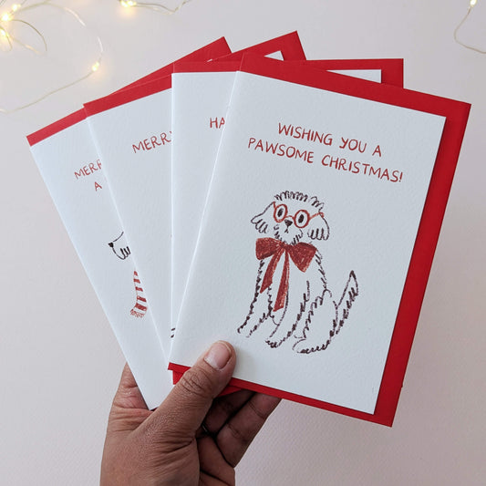 Xmas Dogs – greeting card set