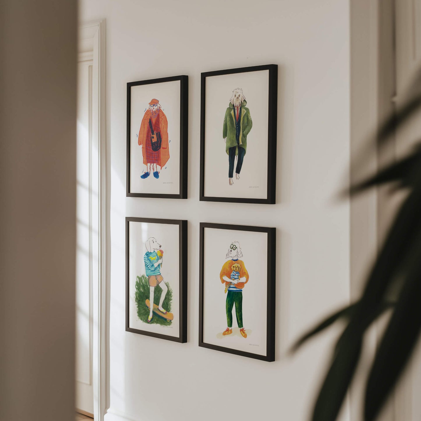 60s Mod Dog in a Parka (Cockerpoo/Labradoodle) – art print