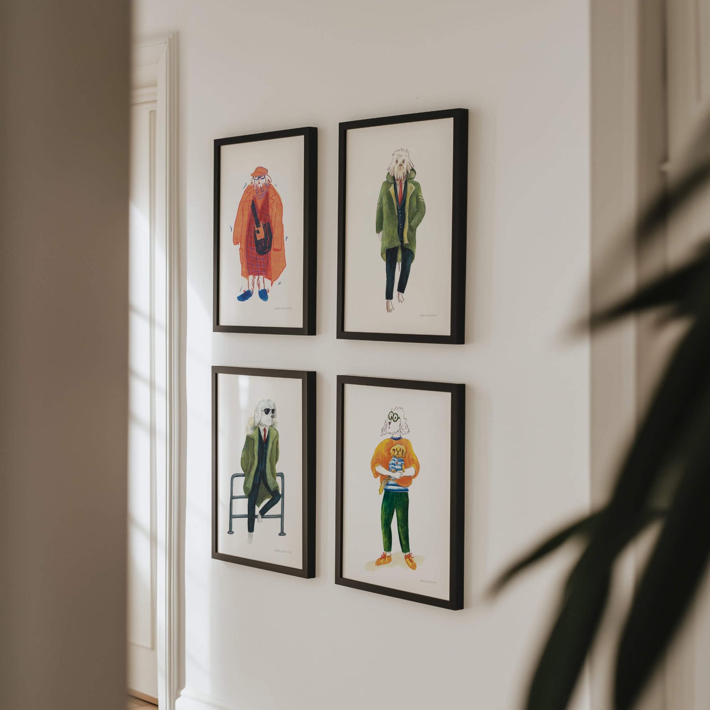 60s Mod Dog in a Parka (Cockerpoo/Labradoodle) – art print