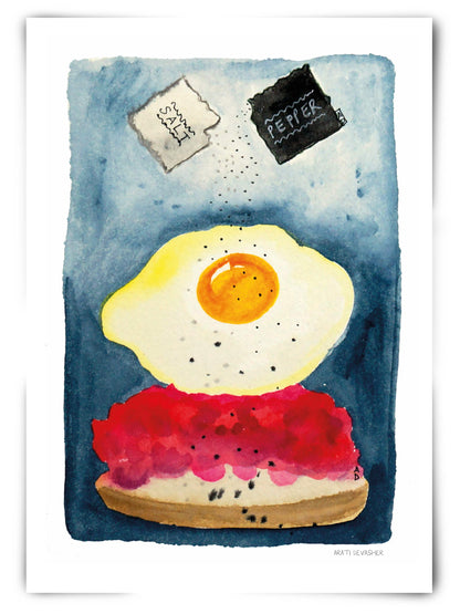 Breakfast for One – (end of line) art print