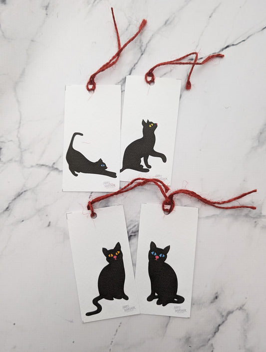 Black Cat Gift – gift tag set