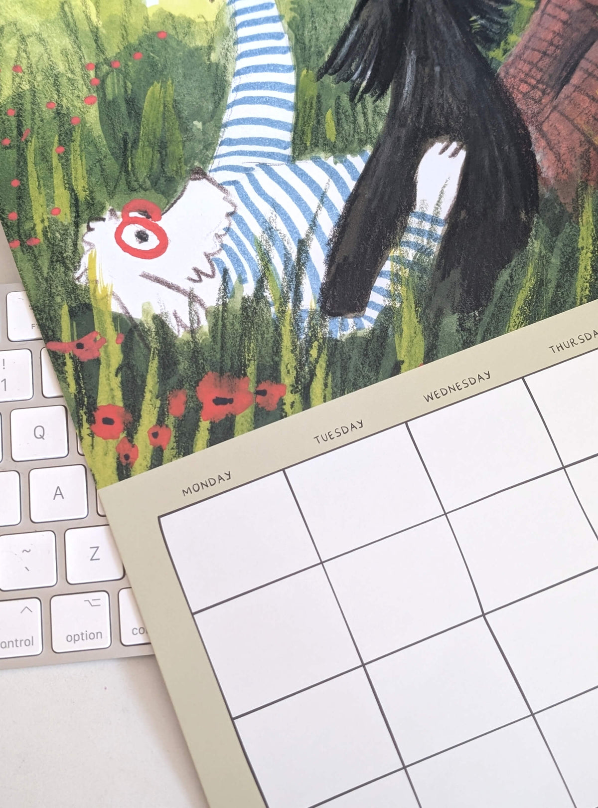 A Year of Woodland Walkies – large A3 calendar