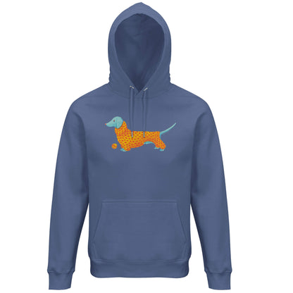 Blue Dachshund Hoodie