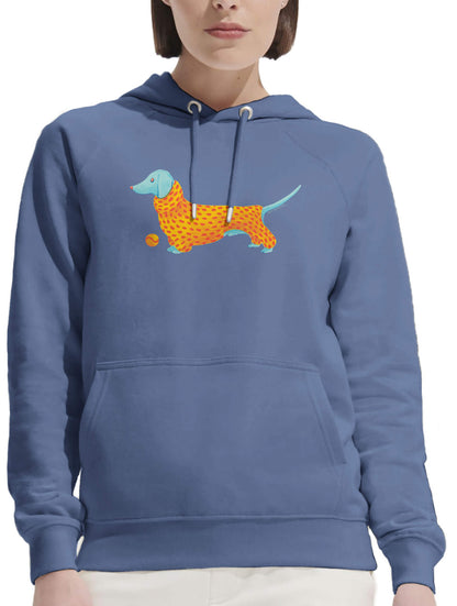 Blue Dachshund Hoodie