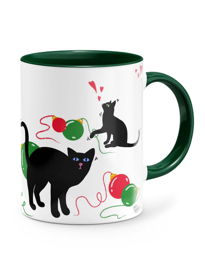 Festive Felines – limited edition ceramic Christmas mug