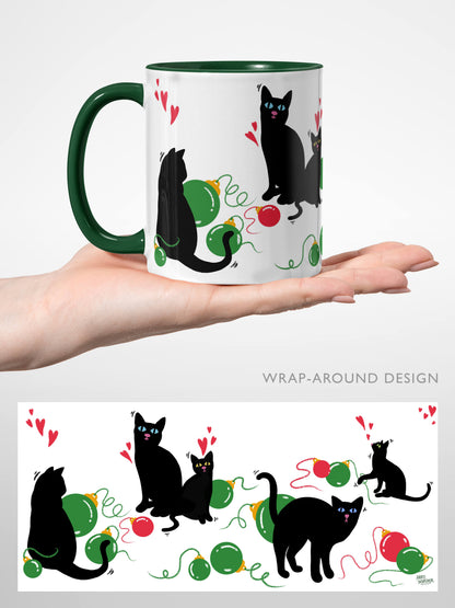 Festive Felines – limited edition ceramic Christmas mug