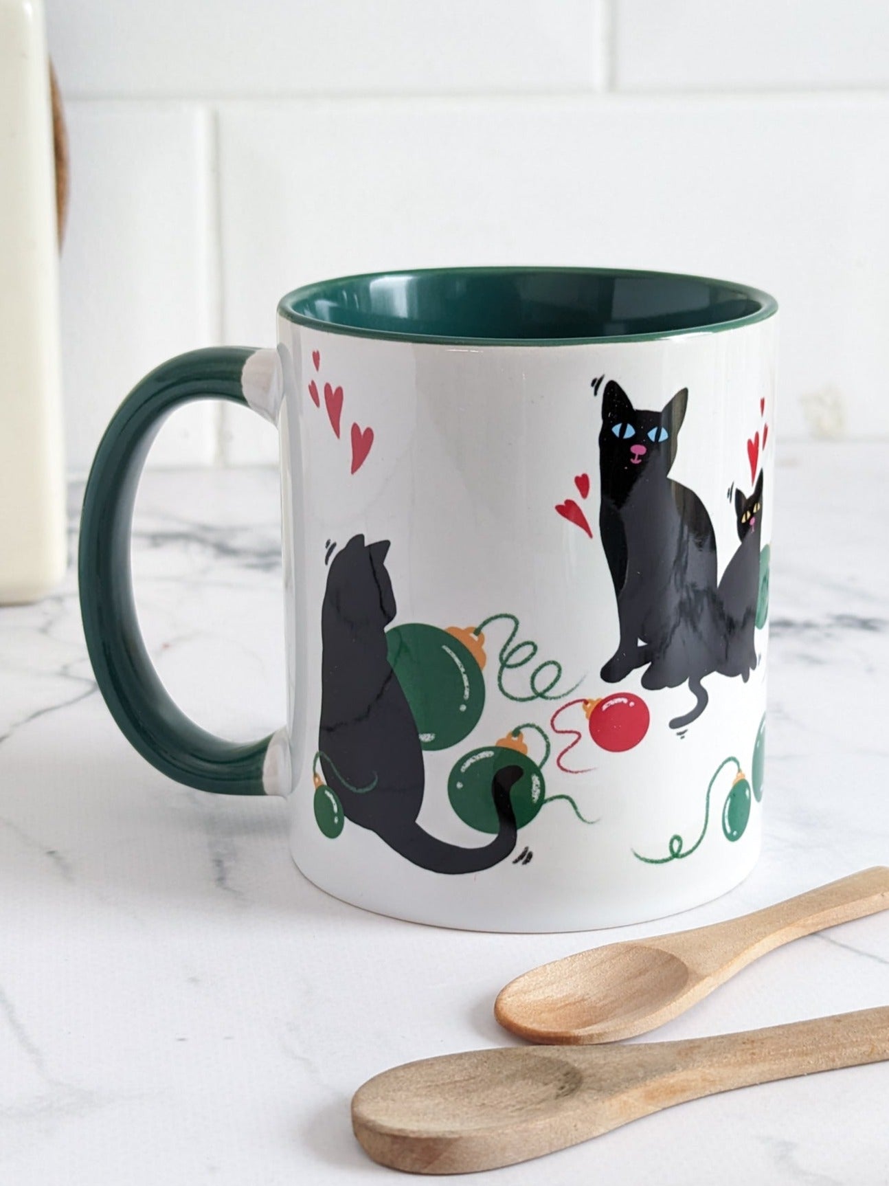 Festive Felines – limited edition ceramic Christmas mug