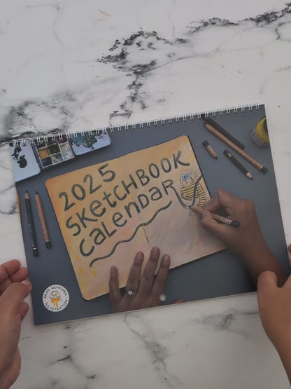 2025 Sketchbook Calendar