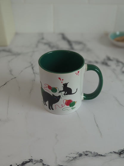 Festive Felines – limited edition ceramic mug