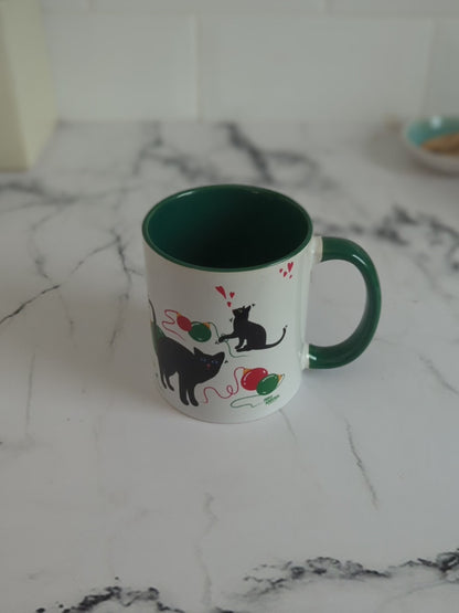 Festive Felines – limited edition ceramic Christmas mug