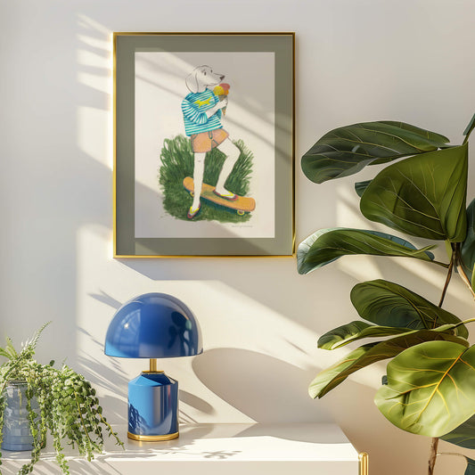 Summer Sausage Dog (Dachshund) – art print