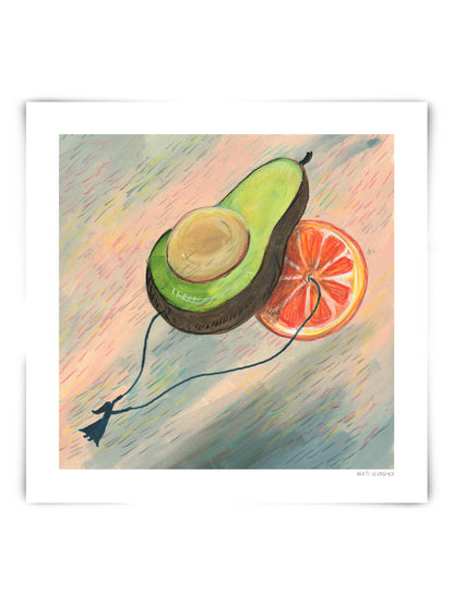 Balloon: Avo Citrus Escape – (end of line) art print