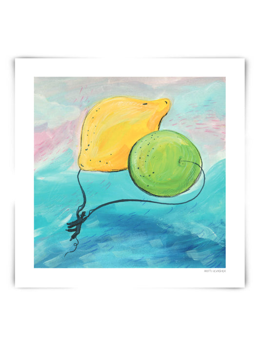 Balloon: Zesty Escape – (end of line) art print