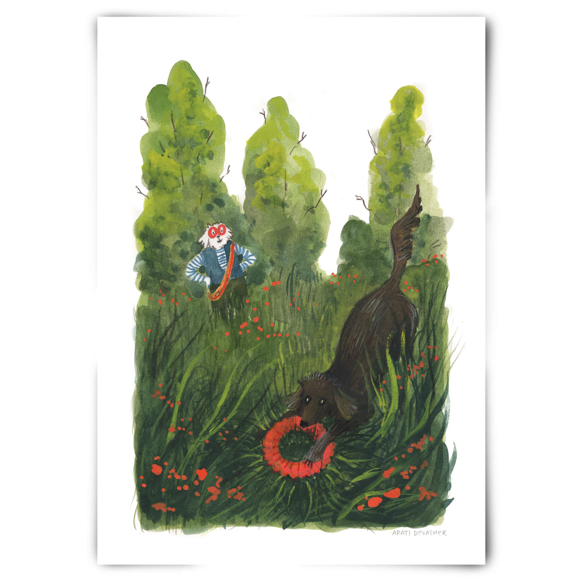 Throw the Ring – art print