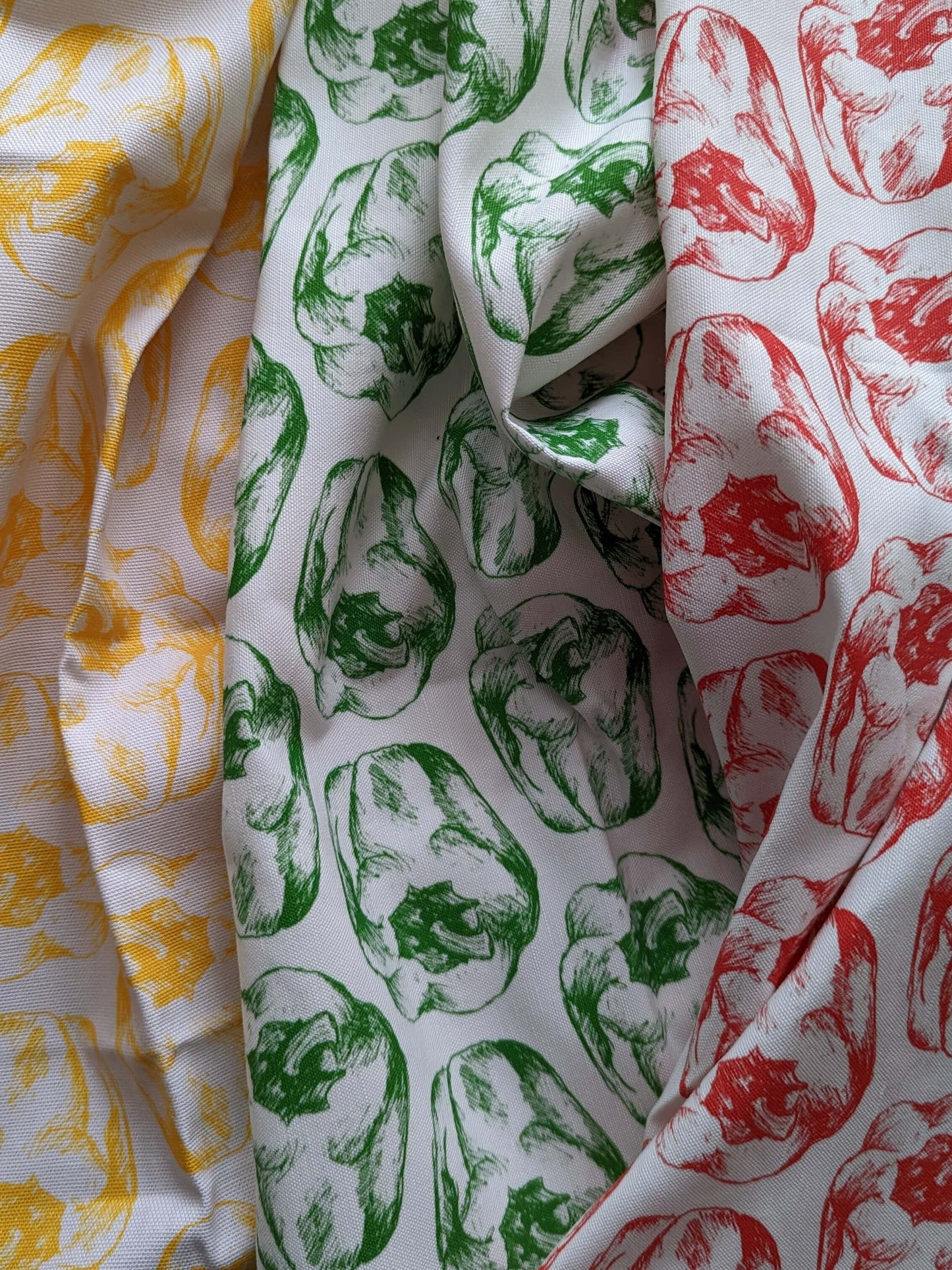 Red Peppers – (end of line) tea towel / wall hanging