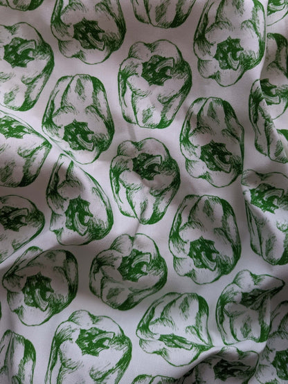 Green Peppers – tea towel / wall hanging