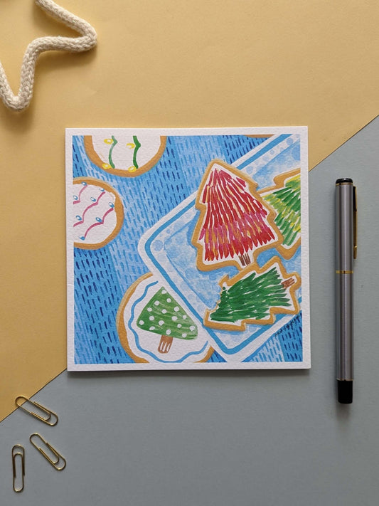 Festive Cookies – greeting card